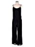 Haute Hippie 100% Silk Solid Black Jumpsuit Size M - photo 1