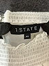 1.State 100% Polyester White Short Sleeve Blouse Size M - photo 7