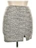 Almost Famous Tweed Gray Casual Skirt Size XL - photo 1