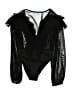Unbranded Black Long Sleeve Blouse Size L - photo 1