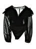 Unbranded Black Long Sleeve Blouse Size L - photo 2