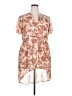 Torrid 100% Polyester Paisley Tan Casual Dress Size 2X Plus (2) - photo 1