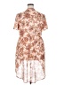 Torrid 100% Polyester Paisley Tan Casual Dress Size 2X Plus (2) - photo 2
