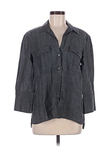 James Perse 3/4 Sleeve Button-Down Shirt (view 1)