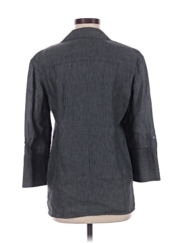 James Perse 3/4 Sleeve Button-Down Shirt (view 2)