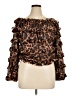Ashley Stewart Brown Long Sleeve Blouse Size 14 Plus - photo 1