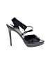 Brian Atwood Black Sandals Size EU 38 1/2 - photo 1