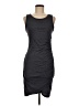 Leith Solid Gray Casual Dress Size M - photo 1