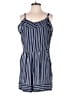 Ann Taylor LOFT 100% Rayon Stripes Blue Romper Size 10 - photo 1