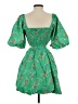 A New Day 100% Cotton Tropical Green Casual Dress Size XS - photo 2