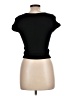 Almost Famous Black Short Sleeve Top Size L - photo 2