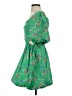 A New Day 100% Cotton Tropical Green Casual Dress Size XS - photo 5
