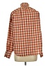 Lizsport Checkered-gingham Orange Long Sleeve Blouse Size 12 - photo 2