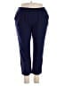 White Stag Solid Blue Casual Pants Size 3X Petite - photo 1