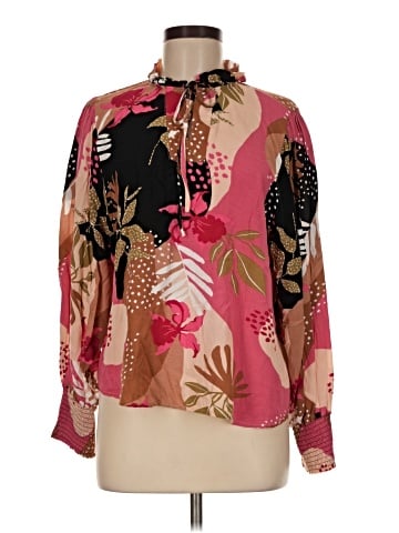 Easel Long Sleeve Blouse (view 1)
