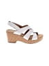 Clarks White Wedges Size 9 - photo 1