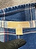 MICHAEL Michael Kors 100% Cotton Plaid Blue Long Sleeve Button-Down Shirt Size XS - photo 7