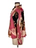Easel 100% Rayon Print Pink Long Sleeve Blouse Size M - photo 5
