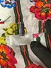 Ecru 100% Cotton Print Ivory Long Sleeve Blouse Size S - photo 7