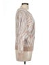 Rebecca Taylor Animal Print Tan Pullover Sweater Size L - photo 4