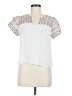 THML White Short Sleeve Blouse Size M (estimated) - photo 1