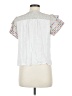 THML White Short Sleeve Blouse Size M (estimated) - photo 2