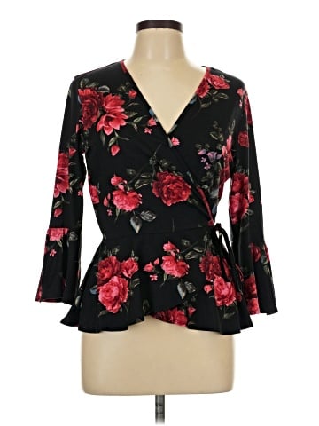 BCX 3/4 Sleeve Blouse (view 1)