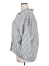 Unbranded Stripes Silver 3/4 Sleeve Button-Down Shirt Size 4X (estimated) - photo 5