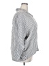 Unbranded Stripes Silver 3/4 Sleeve Button-Down Shirt Size 4X (estimated) - photo 4