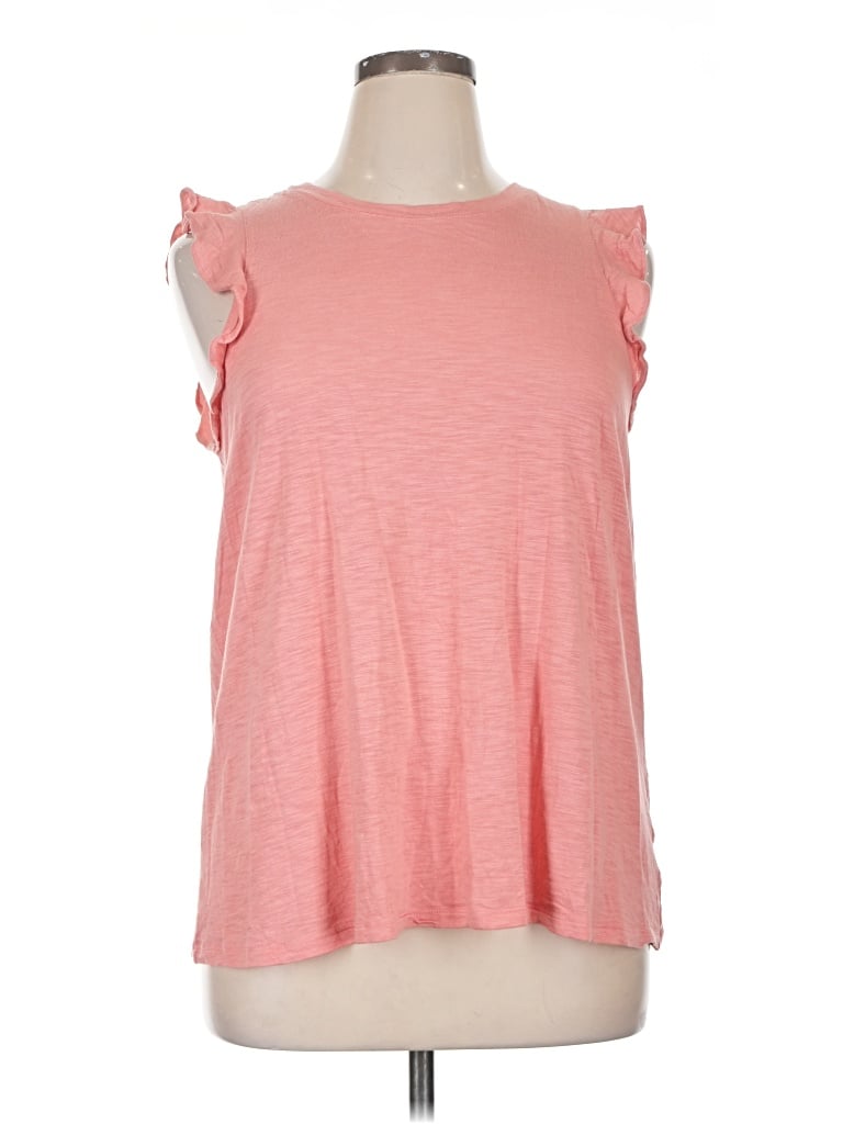 Pre-owned Gap Sleeveless T-shirt In Pink