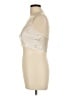Avila 100% Polyester Ivory Sleeveless Blouse Size M - photo 5