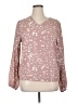 Shein 100% Polyester Pink Long Sleeve Blouse Size XL - photo 1