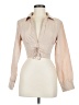 Shein Tan Long Sleeve Blouse Size 6 - photo 1