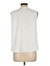 Unbranded 100% Polyester White Sleeveless Blouse Size M - photo 2