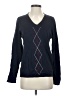 Tommy Hilfiger 100% Cotton Argyle Blue Pullover Sweater Size S - photo 1
