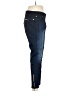 LUXE Solid Blue Jeggings Size L - photo 4