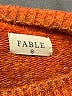 Fable Orange Turtleneck Sweater Size M - photo 7