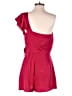 Sugar Lips 100% Polyester Solid Red Romper Size M - photo 2