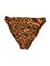 H&M Animal Print Orange Swimsuit Bottoms Size 4 - photo 2