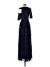 Mac Duggal 100% Polyester Stars Blue Cocktail Dress Size 4 - photo 2