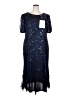 Mac Duggal 100% Polyester Stars Blue Cocktail Dress Size 20 - photo 1
