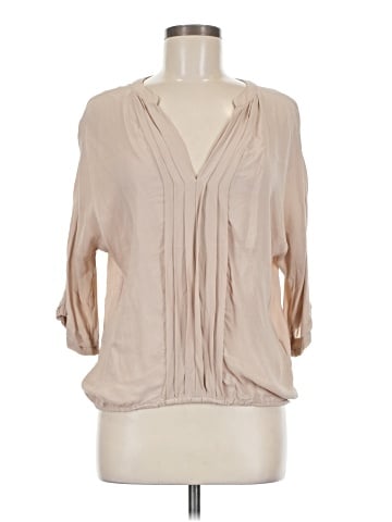 Joie 3/4 Sleeve Silk Top (view 1)