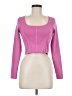 Happily Grey 100% Polyester Pink Long Sleeve T-Shirt Size M - photo 1