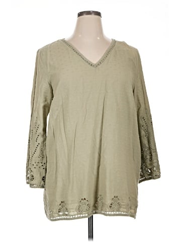 Soft Surroundings 3/4 Sleeve Blouse (view 1)