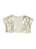 Max 100% Polyester Metallic Gold Vest Size 8 - 9 - photo 1