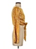 Camila Coelho 100% Polyester Gold Long Sleeve Blouse Size XS - photo 4