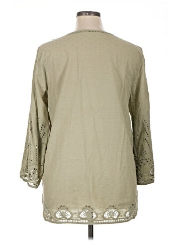 Soft Surroundings 3/4 Sleeve Blouse (view 2)