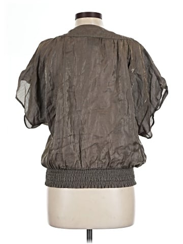 Leshop 3/4 Sleeve Silk Top (view 2)