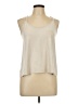 Sun & Shadow Ivory Sleeveless Top Size L - photo 1