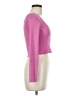 Happily Grey 100% Polyester Pink Long Sleeve T-Shirt Size M - photo 4